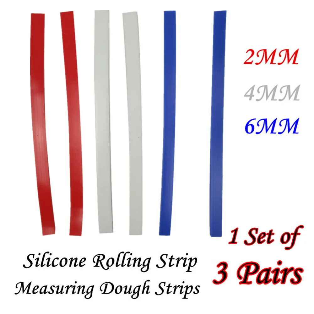 

Dough Silicone Set Silicone Strip Strips 1 Rolling Measuring Strips/Perfection Kitchen，Dining & Bar