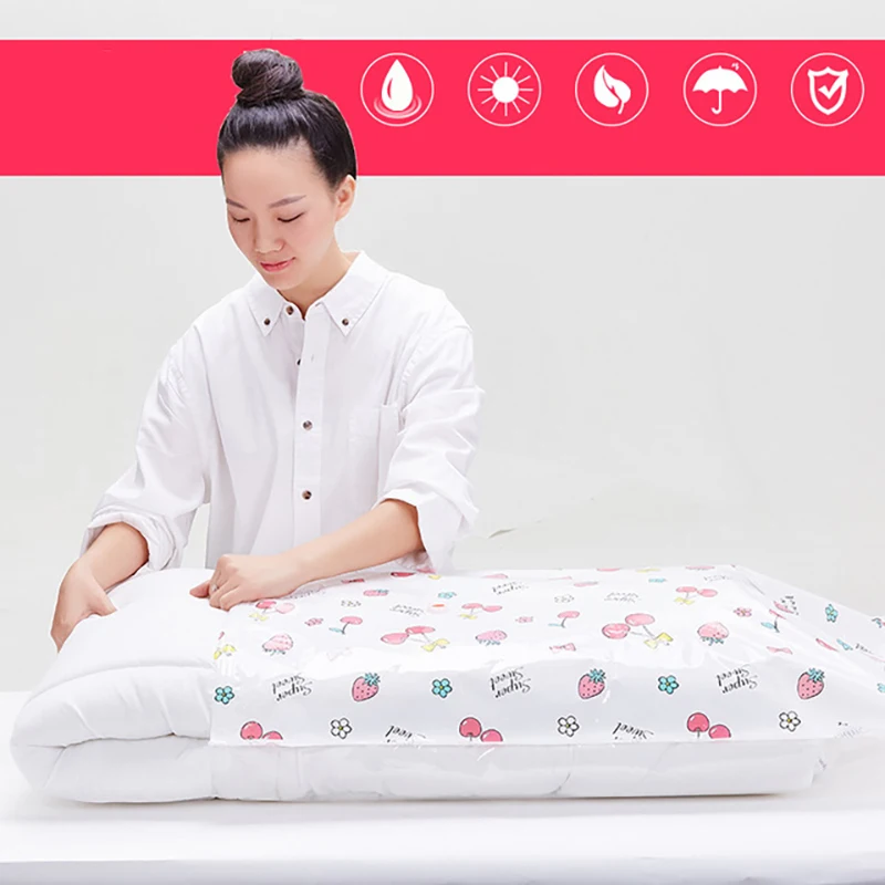 Утолщенные вакуумные мешки для одежды одеял дорожный органайзер сумка хранения