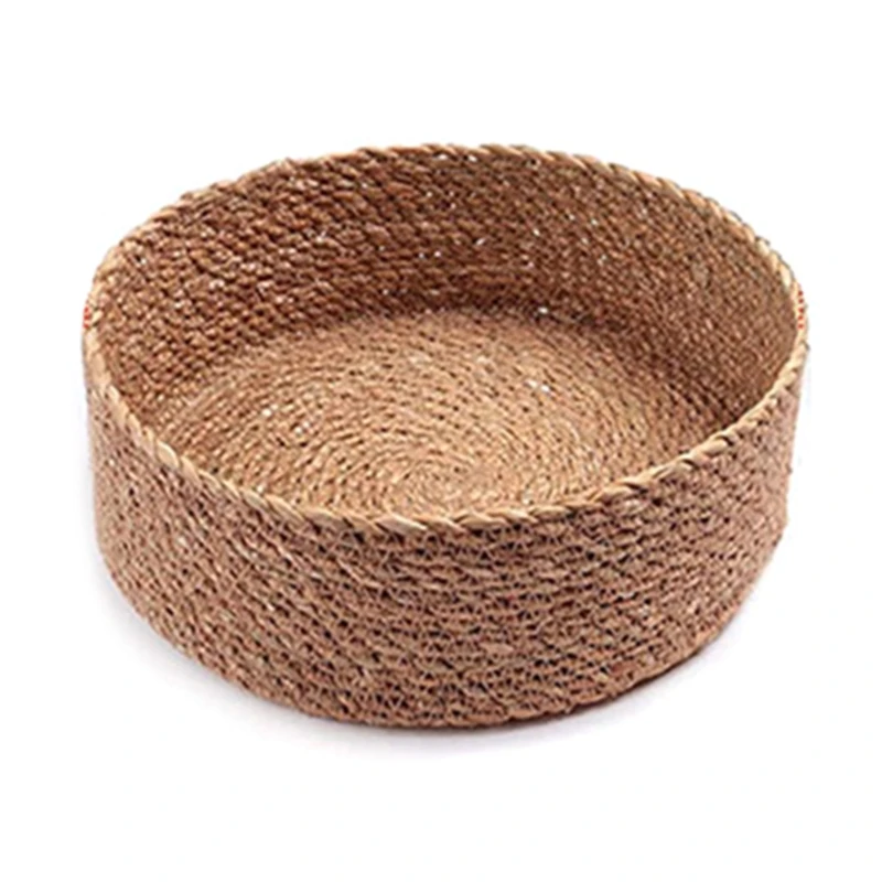 Круглая настольная корзина для хранения ручной работы креативный органайзер