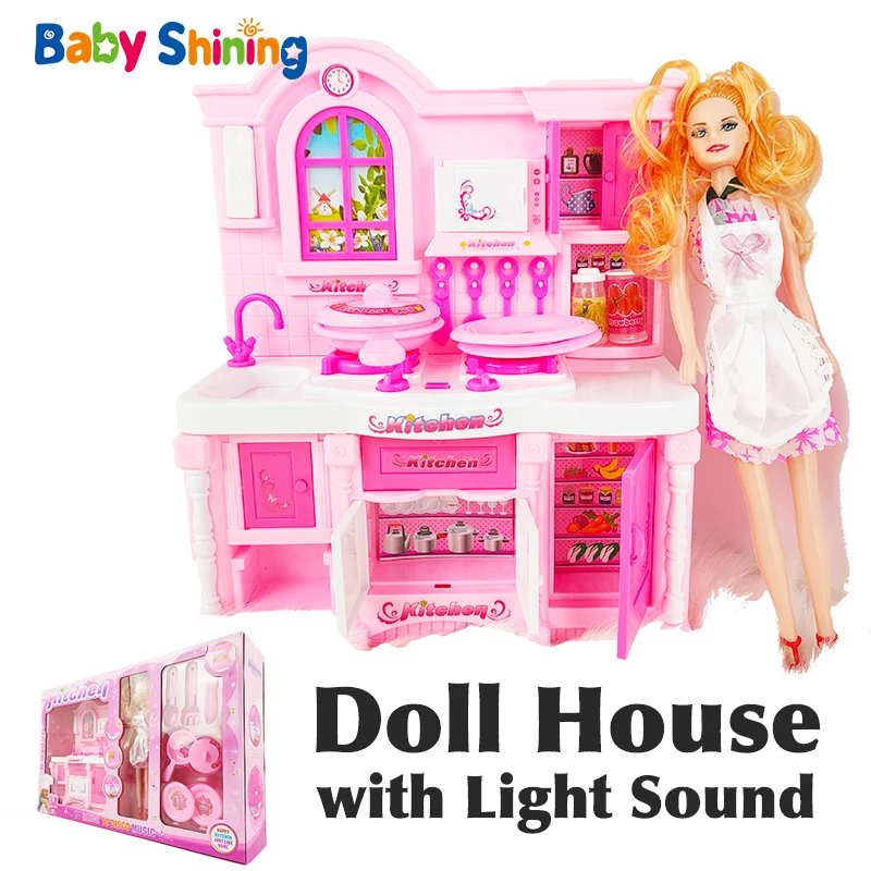 Набор для кукольного домика сделай сам маленькая мебель милый розовый Кукольный