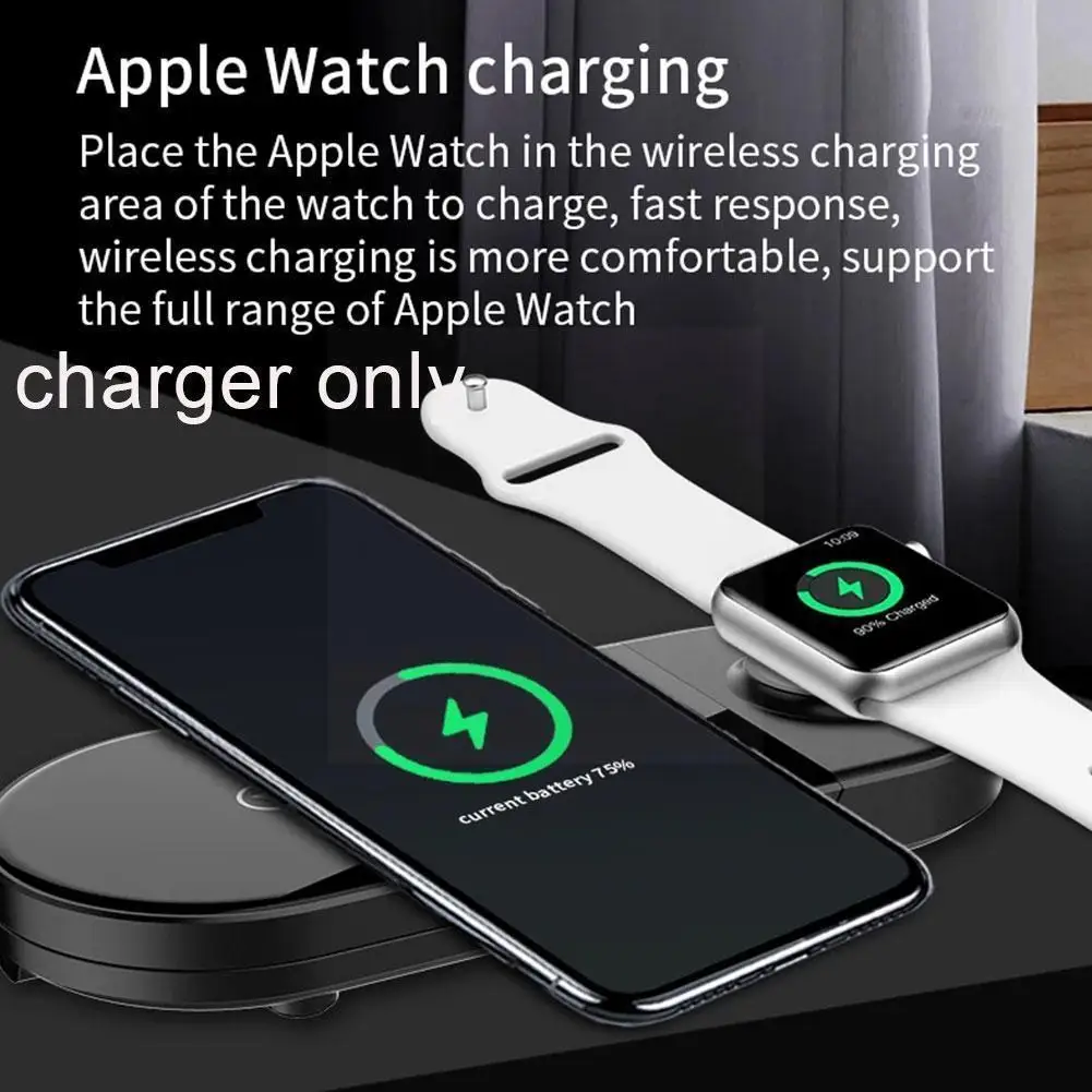 

3 In 1 Fast Magnetic Wireless Charger For 8 11 Pro Max 12/12 Pro For For Chargers Stat L1l3