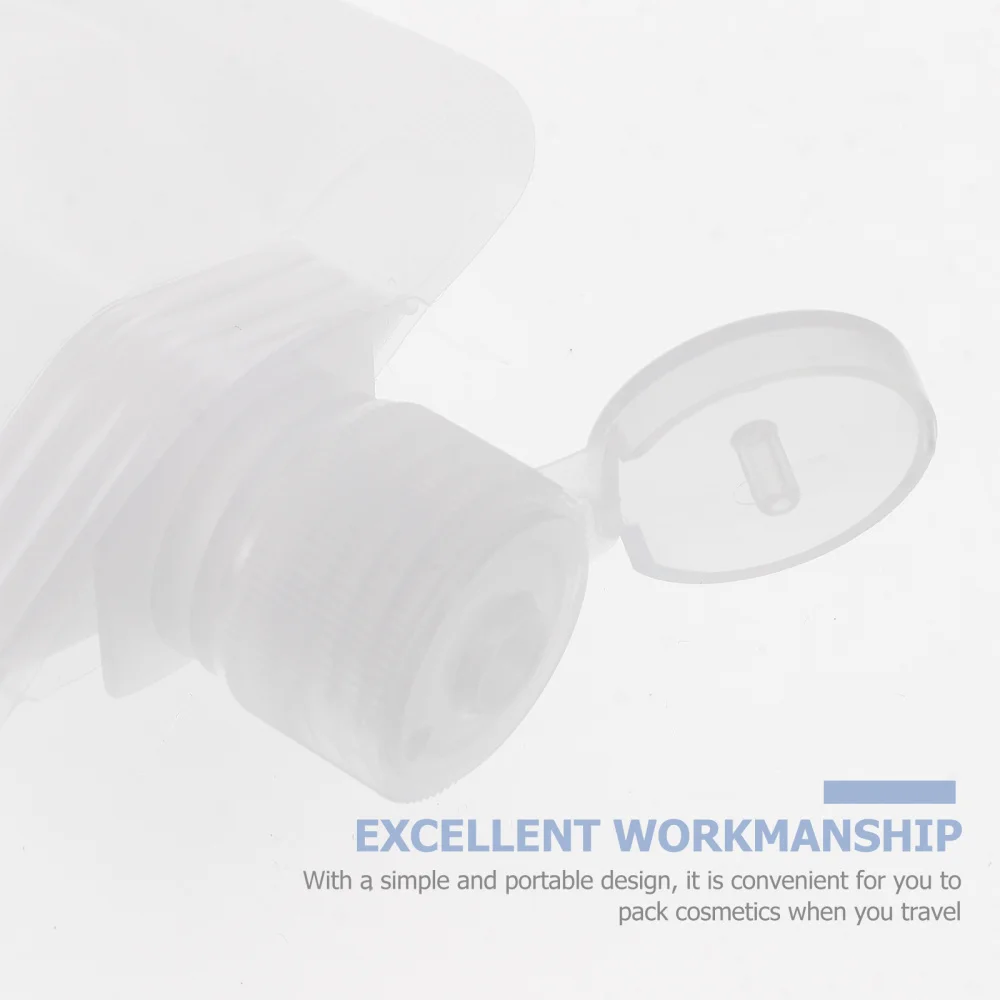 

24Pcs Practical Squeezable Bag Shampoo Lotion Holder Travel Bag White