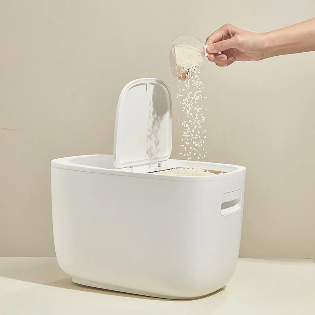 Kitchen Collection Nano Bucket Container Insect-Proof Moisture-Proof Sealed Rice Cylinder Grain Food Household Storage Box | Дом и сад