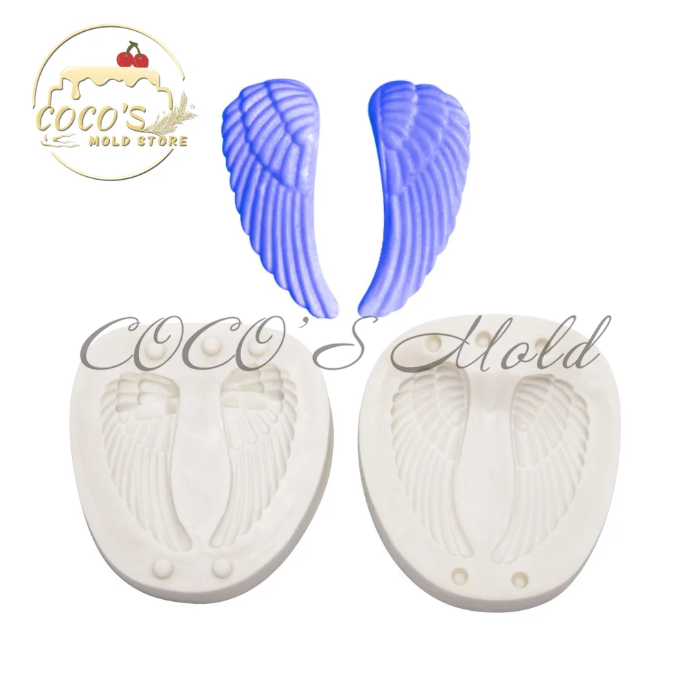 

2 шт./компл., силиконовая форма в виде крыльев, аксессуары для кухни, форма для выпечки тортов