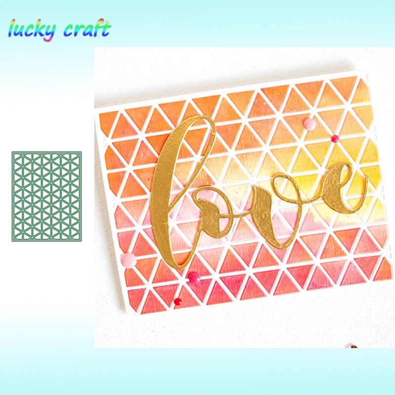 Сетка полой рамки для резки металла штампы DIY Скрапбукинг Тиснение Бумага