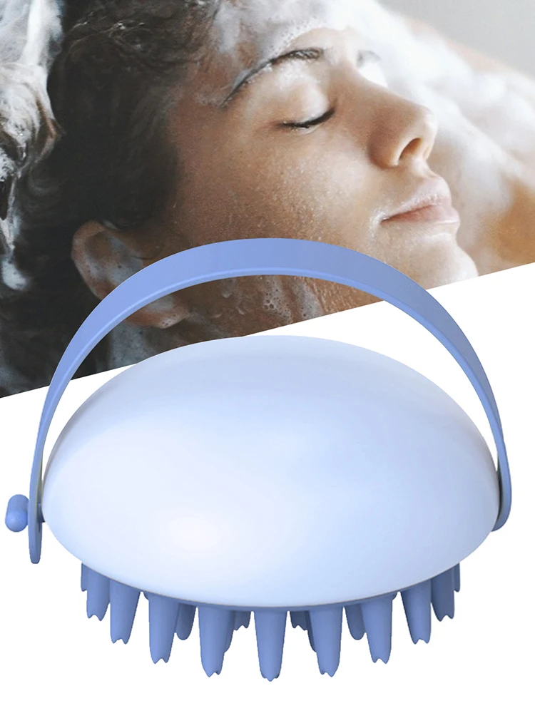 Силиконовая головка тела щетка для массажа головы мытья ковра высокого качества