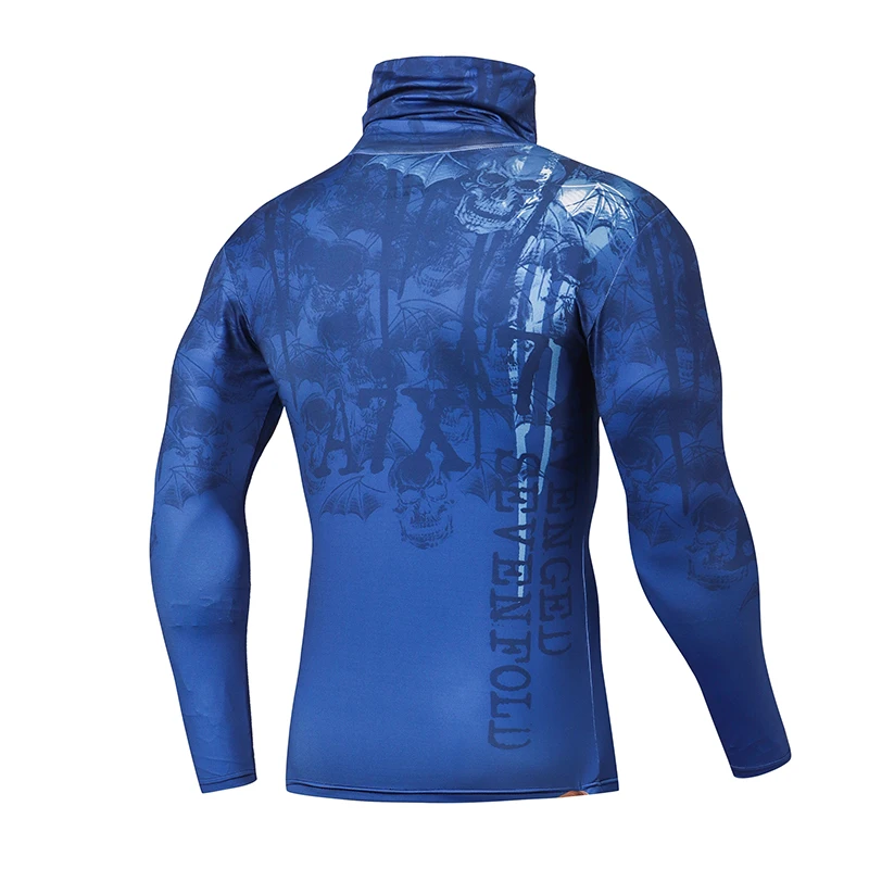 Новая быстросохнущая футболка для бега компрессионный Топ с длинным рукавом