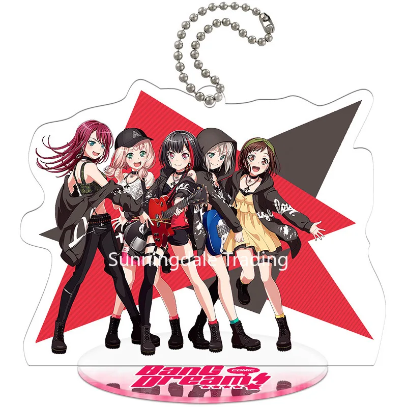 BanG Dream! Аниме Toyama Kasumi Arisa Ichigaya Ushigome RimiStand Акриловый Брелок фигурка держатель