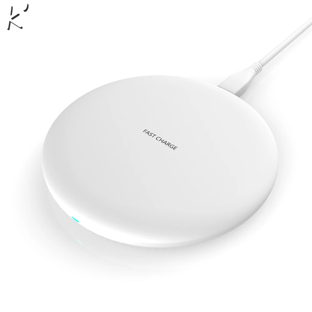 K' QC3.0 18 Вт быстрый адаптер для зарядки 10 Вт Qi Беспроводное зарядное устройство для iPhone Видимый для samsung Xiaomi huawei и т. д. беспроводной USB