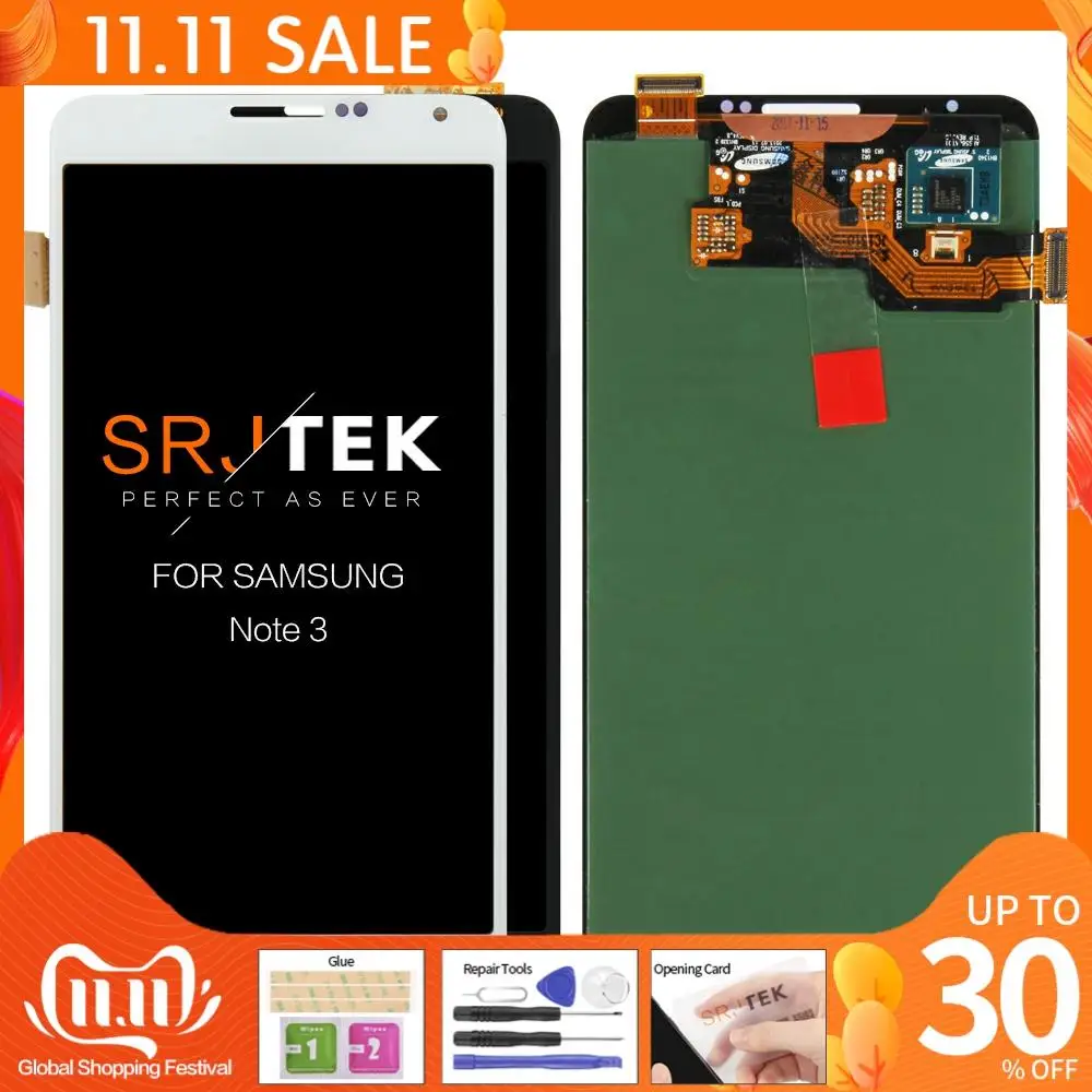 ЖК-дисплей 5 7 ''Super AMOLED для Samsung Galaxy Note 3 сенсорный экран с цифровым