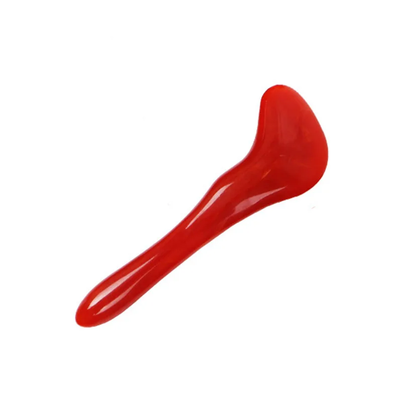 Агатовый красный гуаша доска массажный инструмент спа скребок для