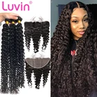 Бразильские волосы Luvin, волнистые, волнистые, 30 дюймов, 3, 4 дюйма