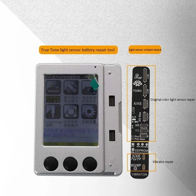 ЖК-тестер W13 Pro V2 для ip 11pro max x xs max 8 7 6 5, True Tone Light Sensor, программатор чипов, восстановление данных о аккумуляторе и наушниках