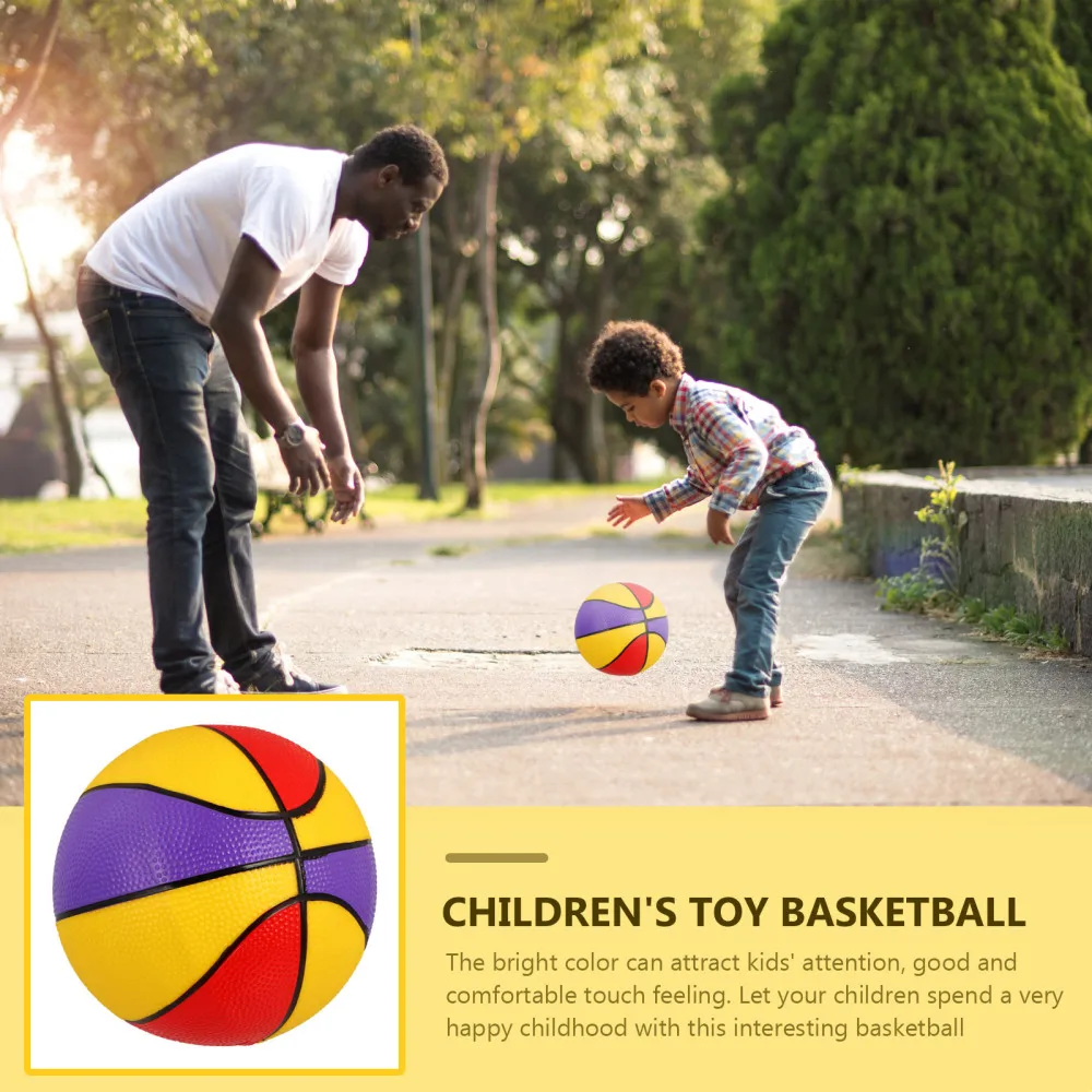 

1pc Baby PVC Basketball Kids Colorful Basketball Children Toys