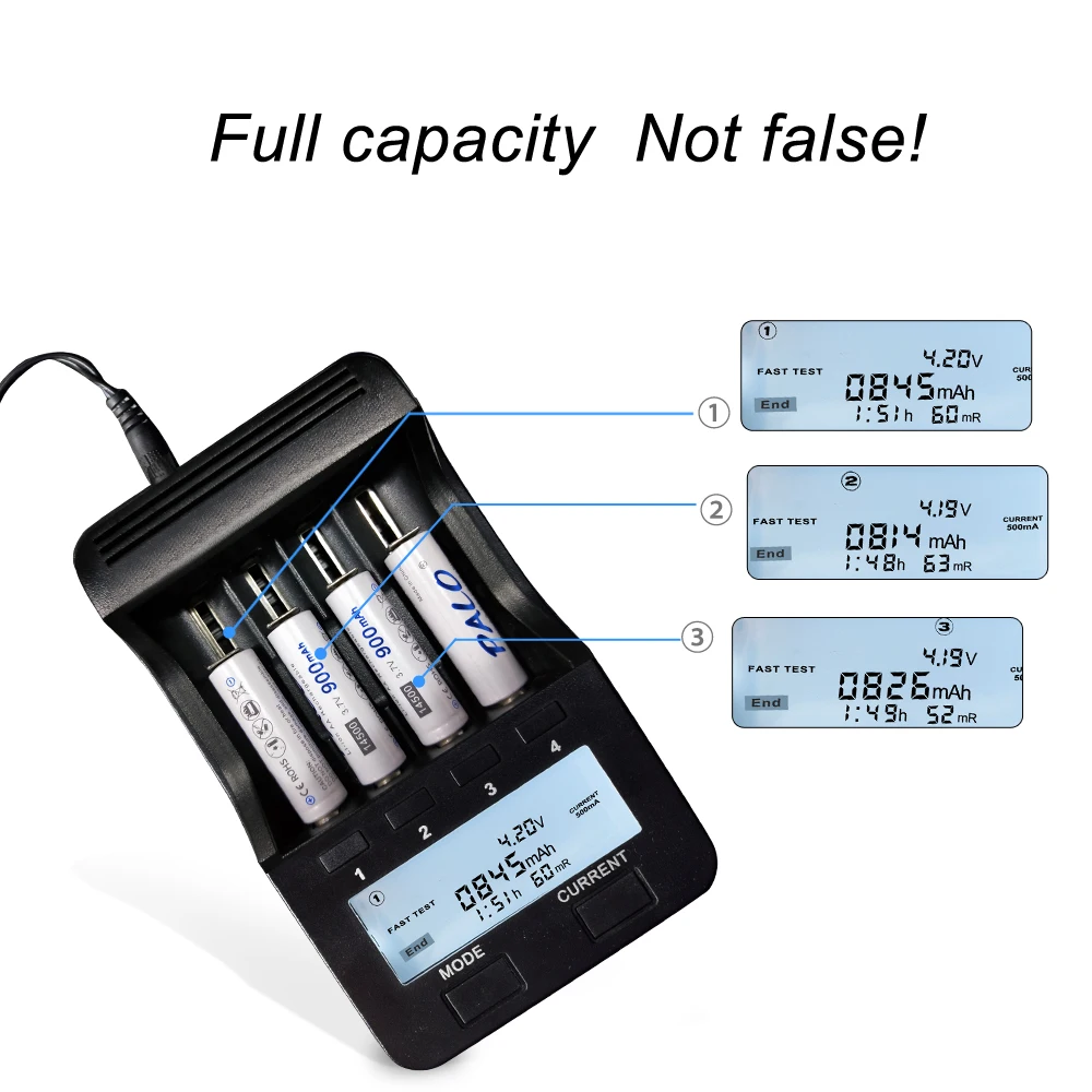 PALO 3 7 V 14500 900mAh литий ионная аккумуляторная батарея + батарейный блок для фонарей