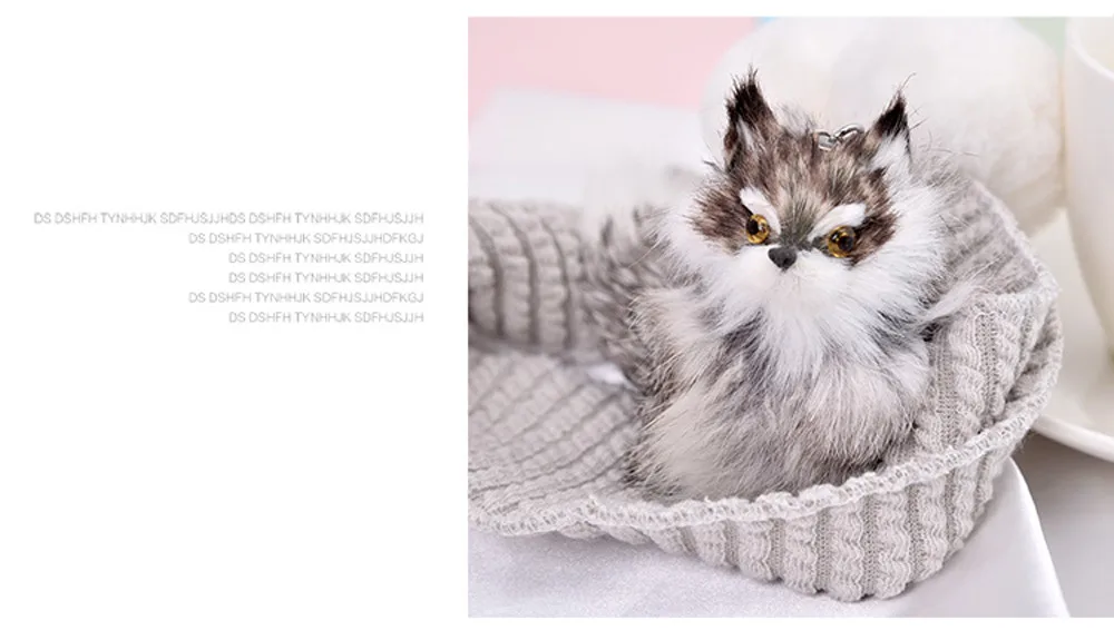 Модный милый плюшевый брелок креативные сумки подвесной рюкзак подвеска для