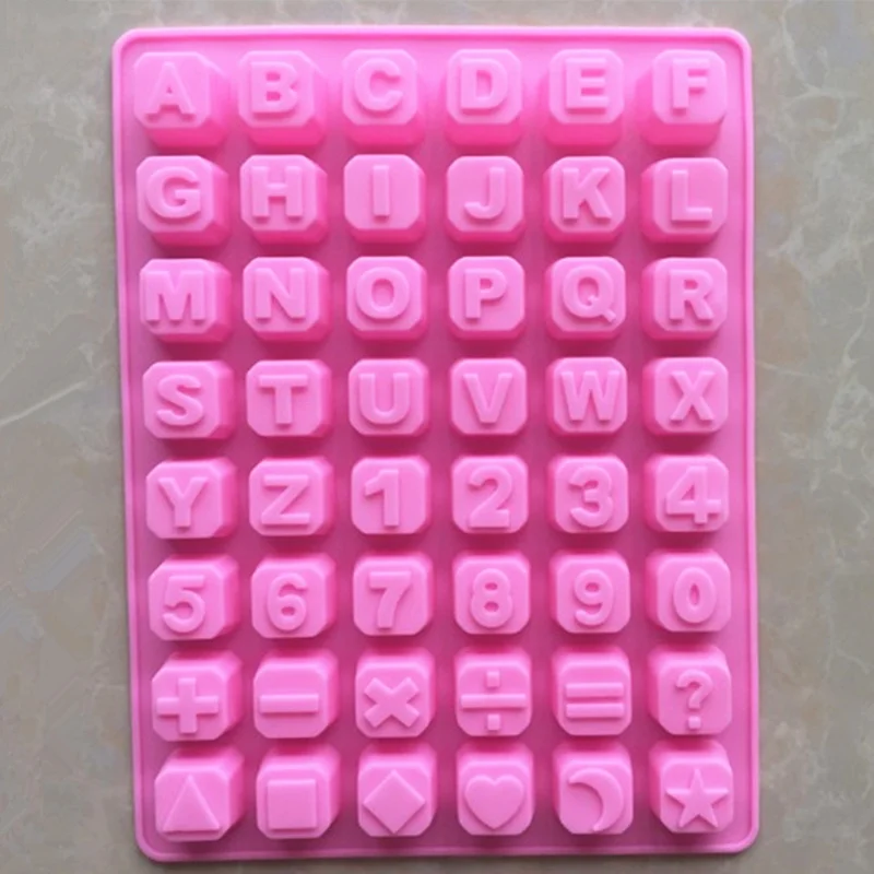 Силиконовая форма для шоколадного торта 26 букв английского алфавита инструменты
