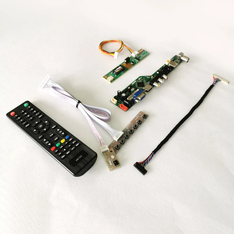 Подходит для CLAA150XH01/HSD150PX17 30Pin LVDS 15 &quotноутбуки панель 1024*768 аудио VGA USB пульт