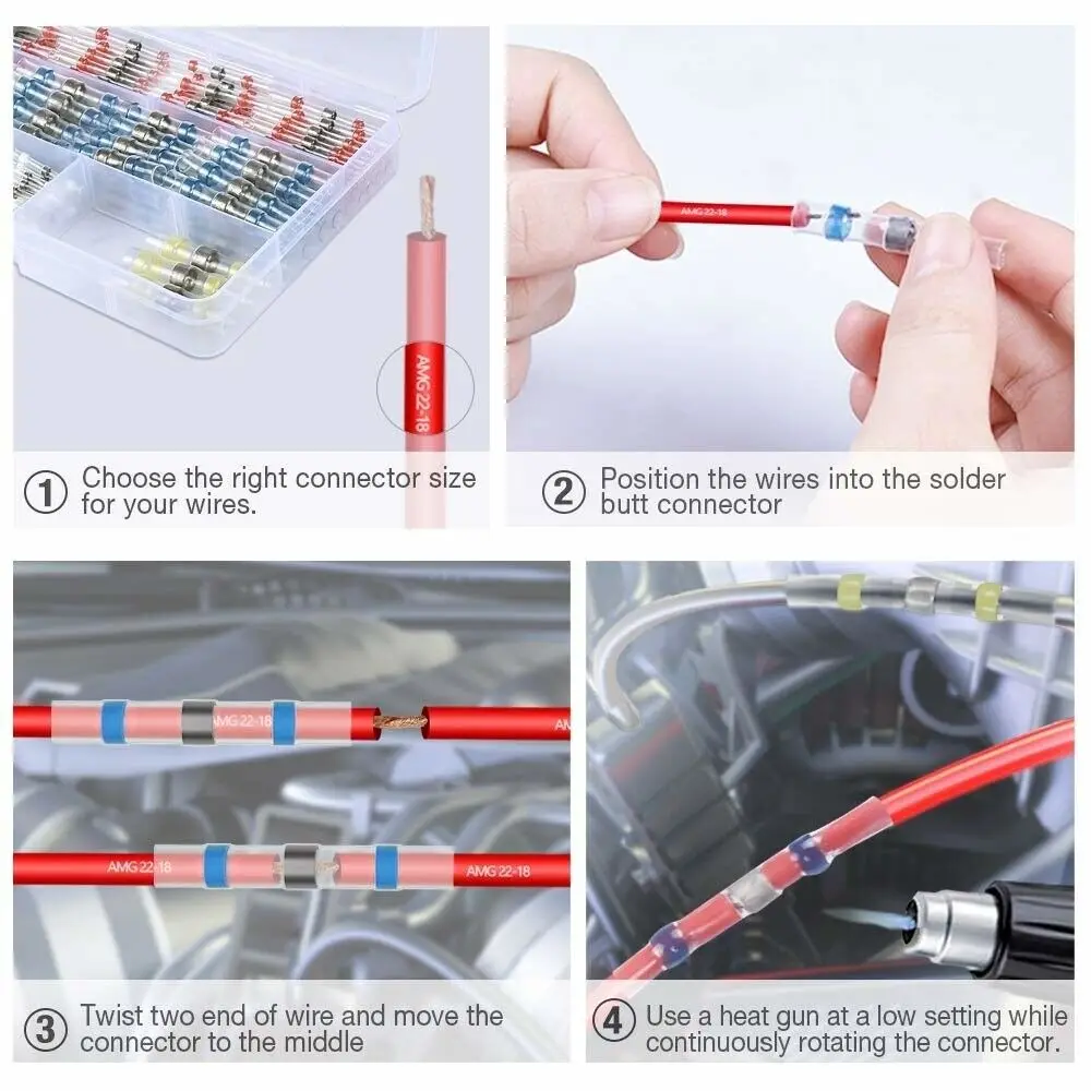 Соединитель термоусадочные клеммы для сортировки водонепроницаемая трубка