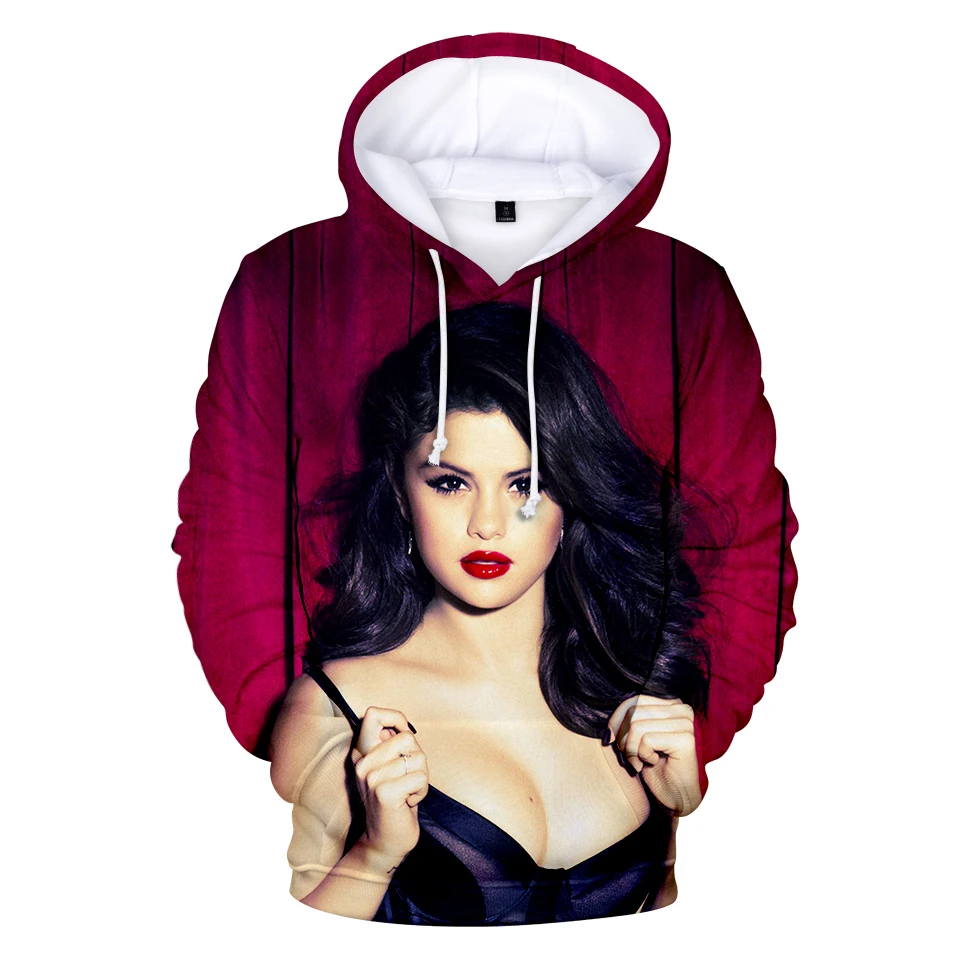 

Selena Gomez 3D Hoodies Men women New Autumn Fashion Popular Hip Hop 3D Hoodie Print Selena Gomez Sweatshirts top