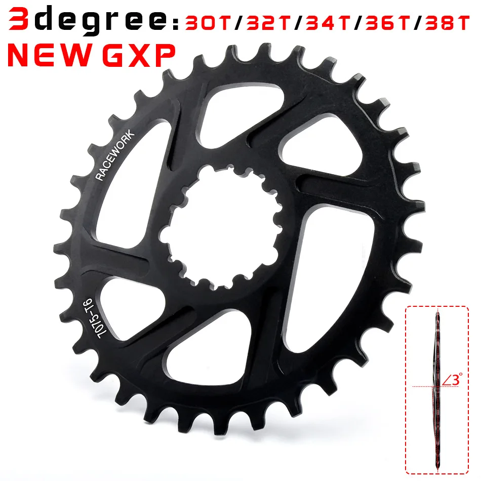 GXP Bike MTB Mountain Bike 30T/32T/34T/36T/38T Crown bicycle chainring for Sram 11/12S NX XX XO GX GXP11 single disc tray Cheap
