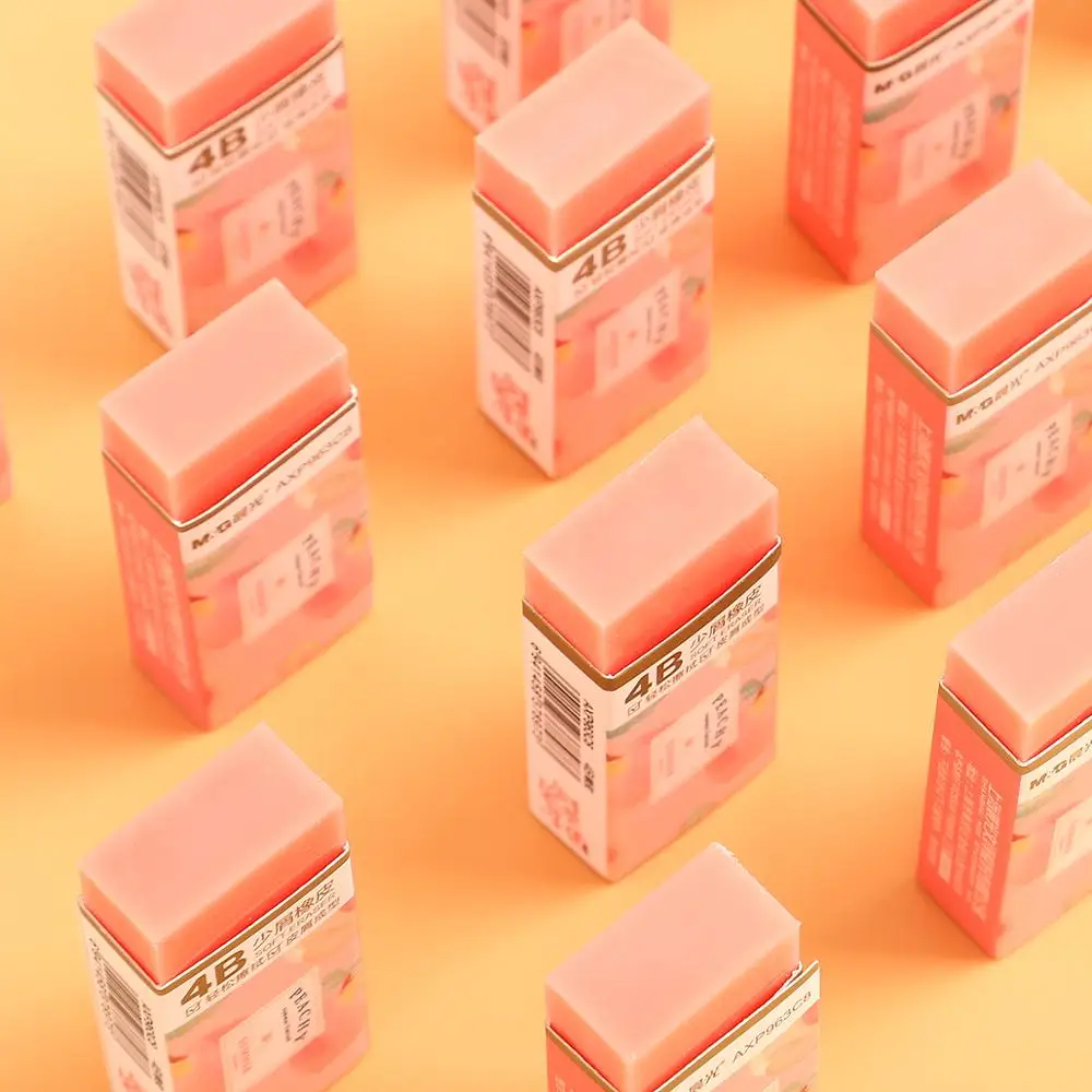 1 шт. персиковые вечерние ластики милые мягкие эластичные ластик для студентов