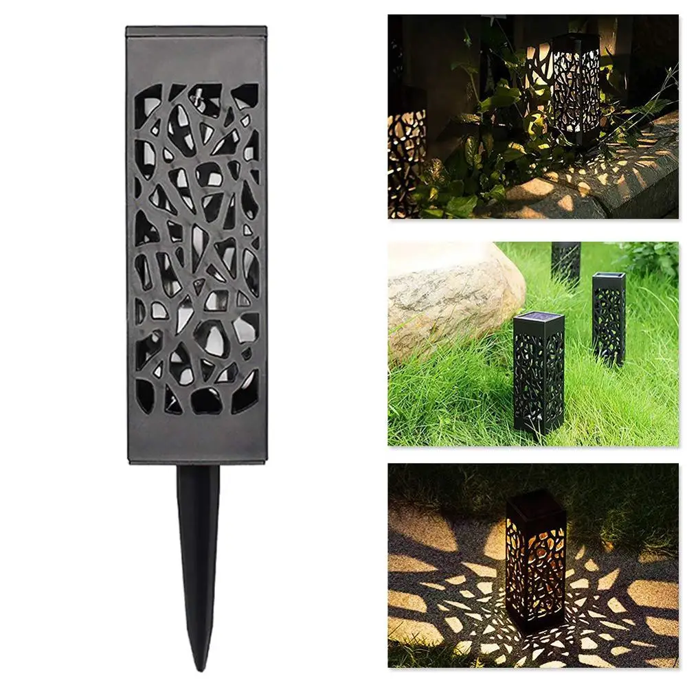 Уличный садовый светильник на солнечной батарее 1 8 светодиосветодиодный ажурный
