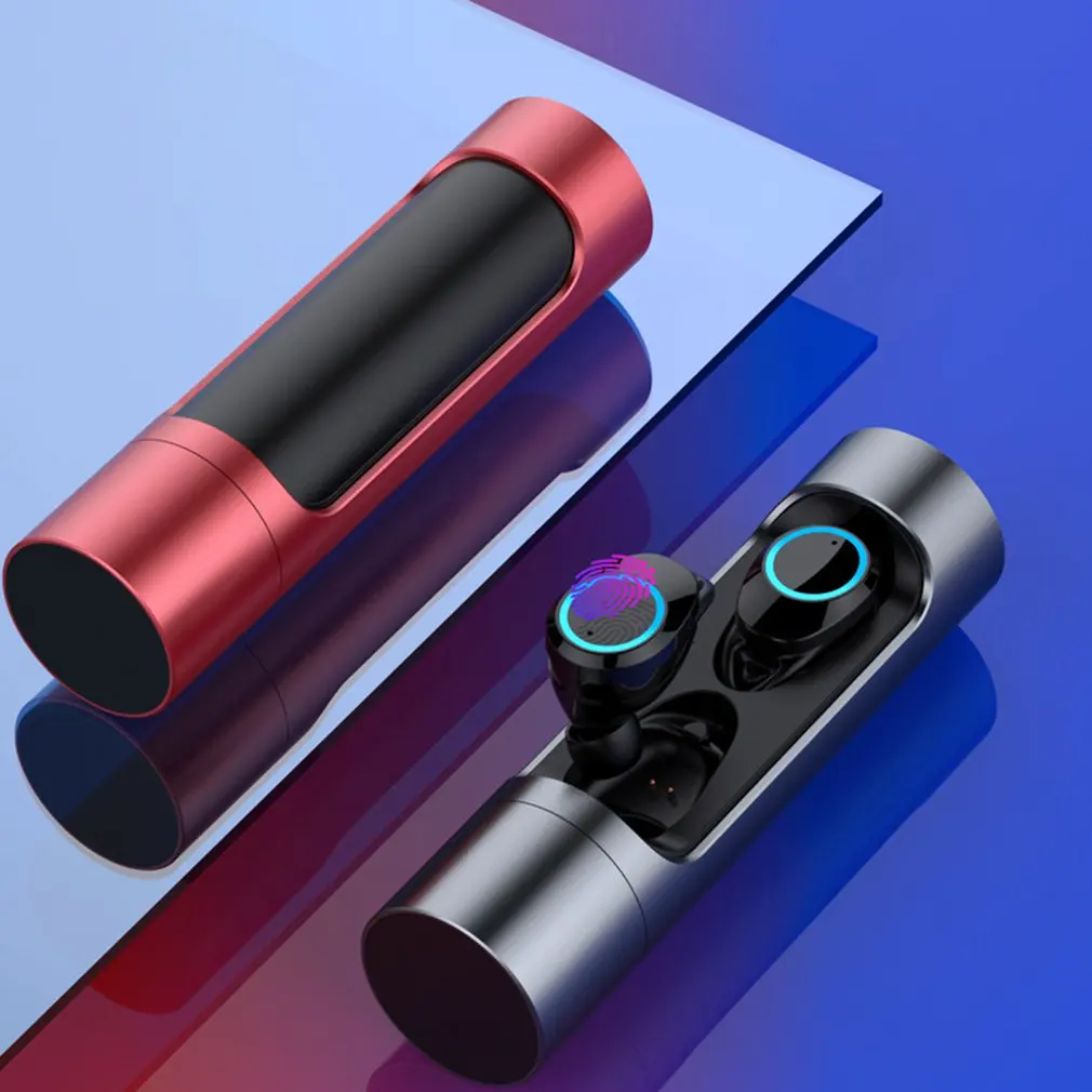 J1 сенсорный Управление Bluetooth наушники 5 0 Беспроводной Водонепроницаемый с
