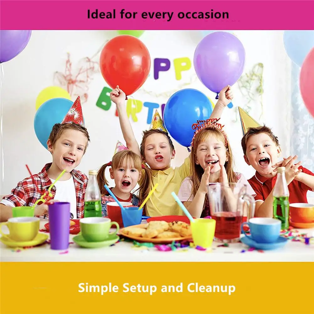 

3 pcs/set Tablecloths for Rectangle Tables, Party Table Cloths Disposable, for Parties Thanksgiving Christmas Wedding