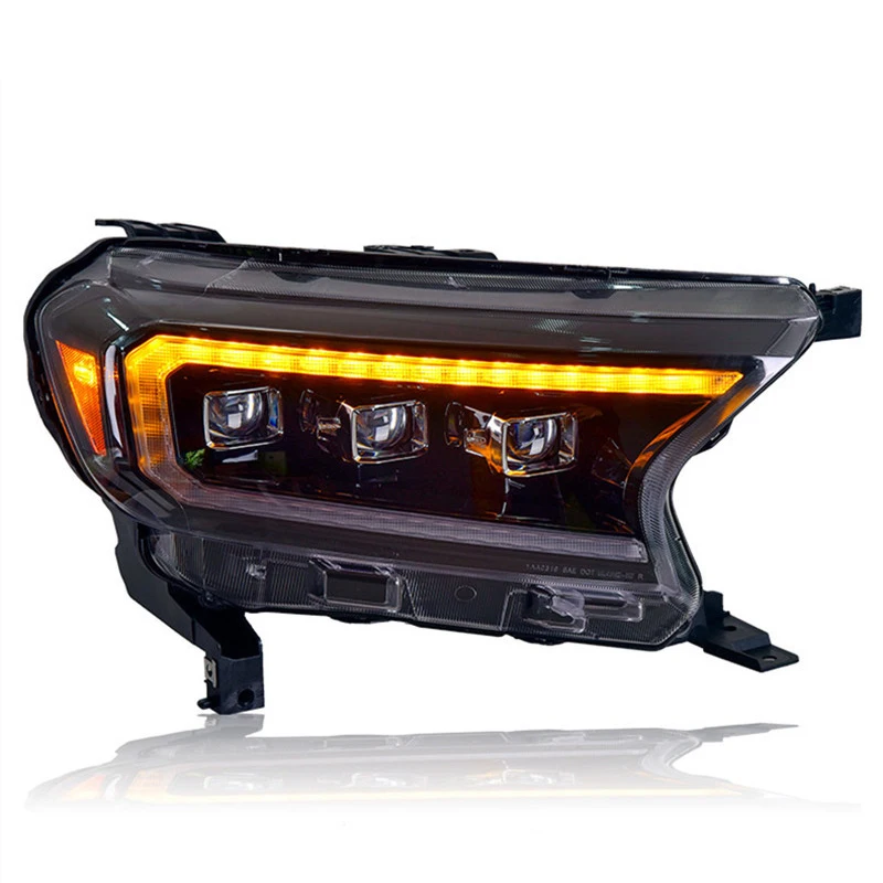 

Car Lamp Assembly Running Light For Ford Ranger 2015-2020 T6 T7 Headlights Full LED Front Lights Dynamic Turn Signal