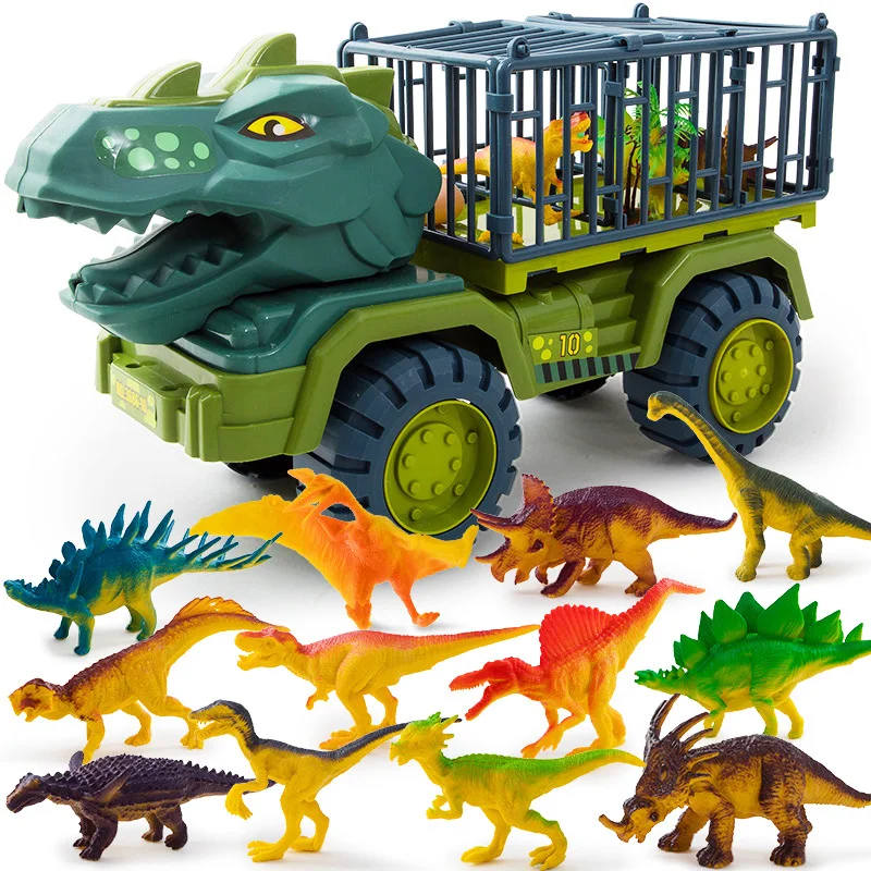 

Dinosaurs Transport Car Toy Large Inertial Cars Carrier Truck Toys With Dinosaurs Vehicle Toys For Children Christmas Gifts