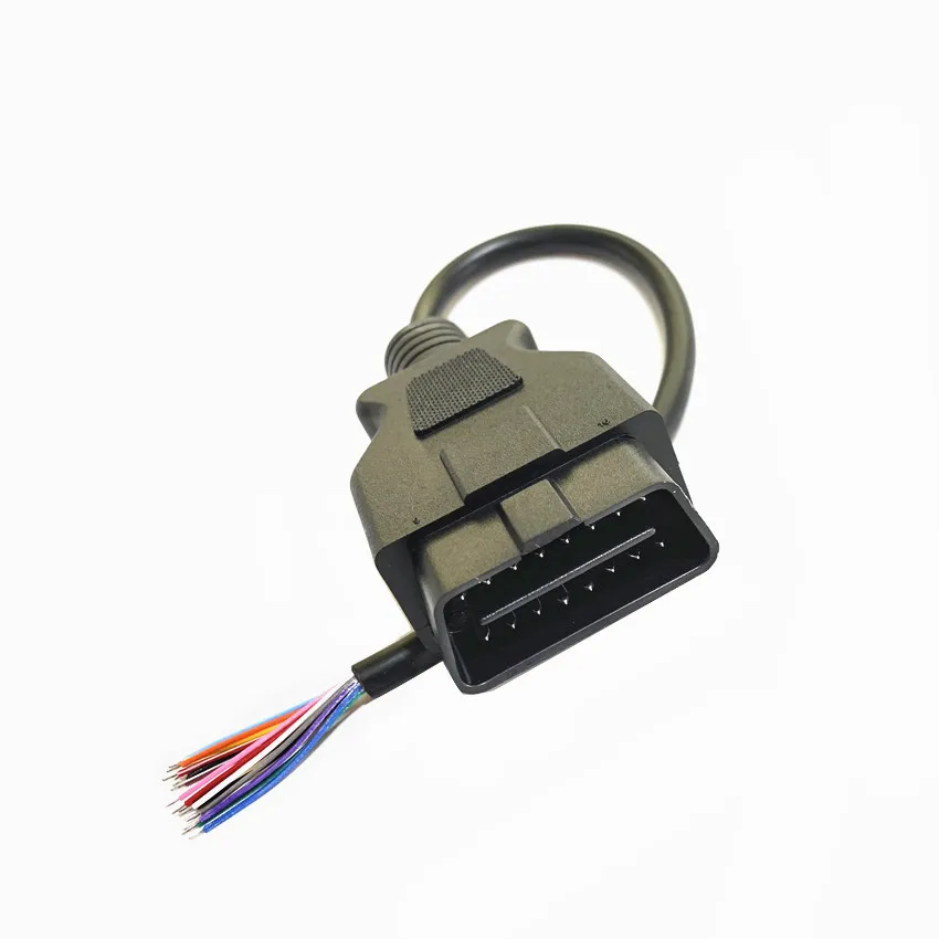 OBDIICAT Высокое качество для ODB OBD2 кабель 16 Pin 1 штырь 2 Женский OBD II автомобильный