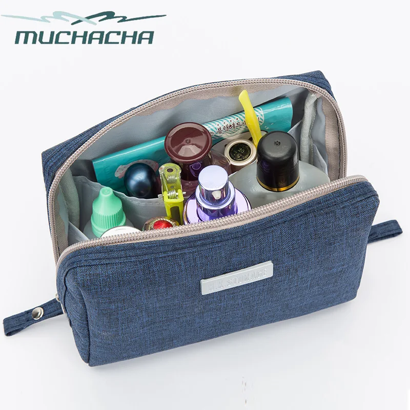 Прямая поставка 300D полиэстер Оксфорд маленькая Водонепроницаемая косметичка