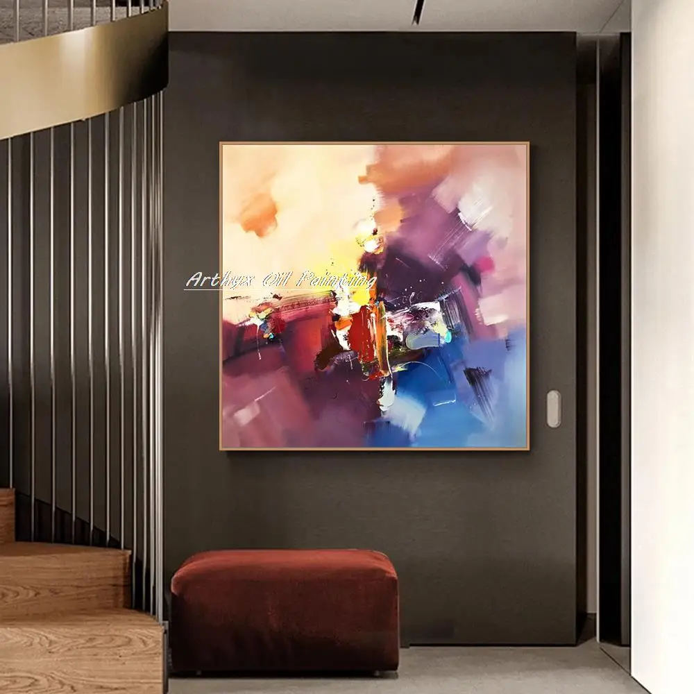 Arthyx Ручная роспись Современная абстрактная картина маслом на холсте большие Szie