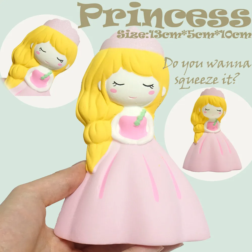 

Игрушки-антистресс Squishyies Мультяшные очаровательные принцессы ароматизированные медленно восстанавливающие форму сжимаемая игрушка-анти...
