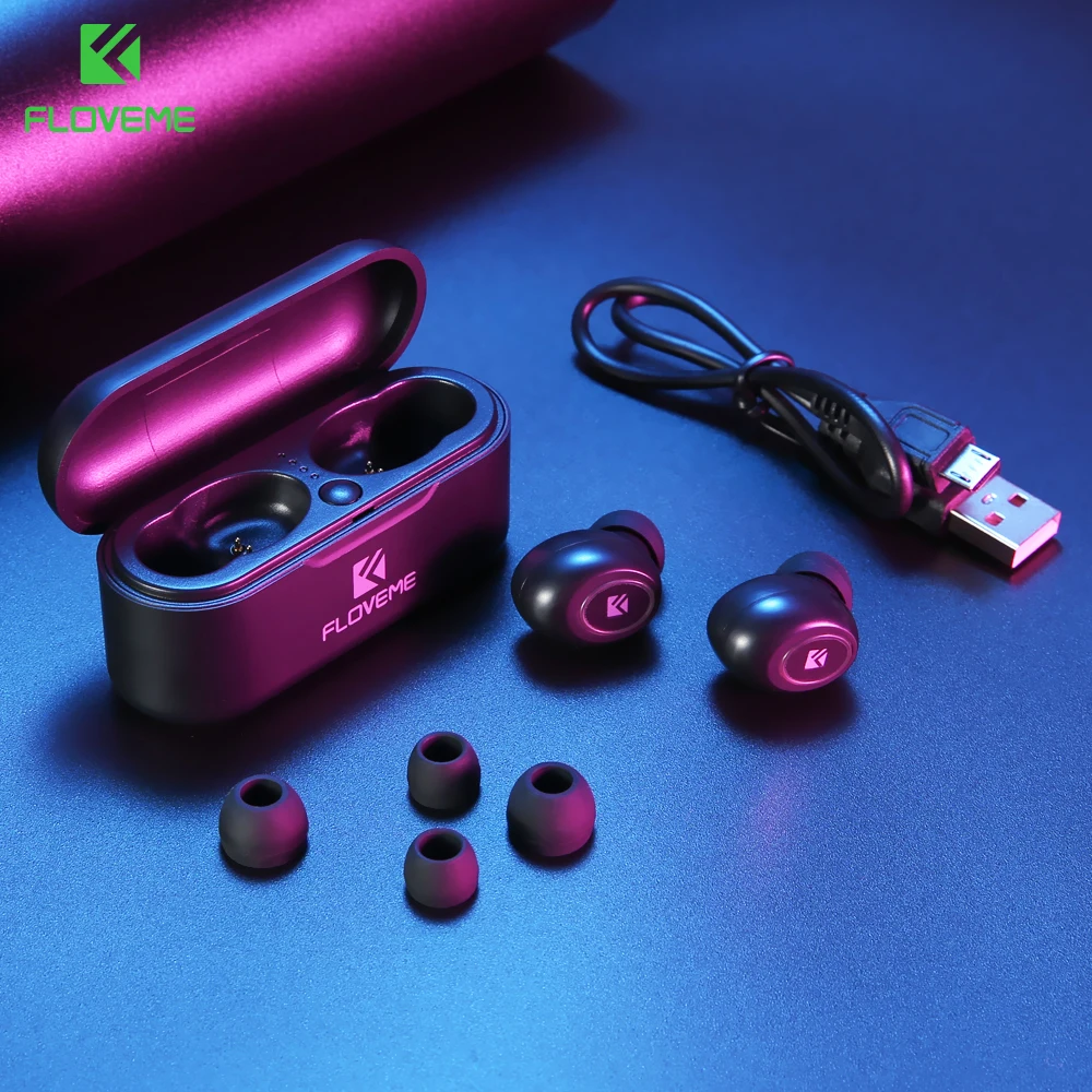 FLOVEME TWS Bluetooth 5 0 наушники с громкой связью беспроводные 3D стерео звук игровая