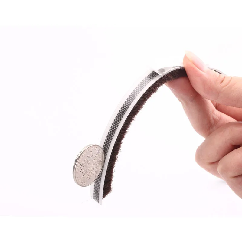 Самоклеящаяся лента щетка для двери 3 метра|Уплотнительные ленты| |