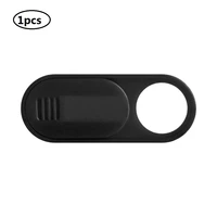 black plastic webcam cover privacy slider shutter for ipad mobile phone tablet laptop pc universal antispy camera lens sticker
