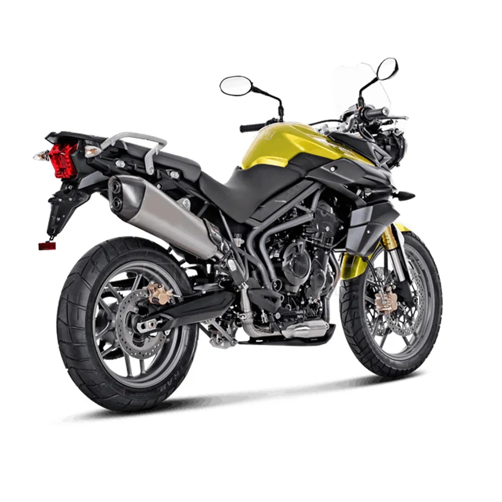 

Motorcycle For Triumph Tiger 800 2010 to 2017 Tiger 800 XC / XRX / XCX / XR / XRT /XCA Escape Slip-on Exhaust With Mid Link Pipe