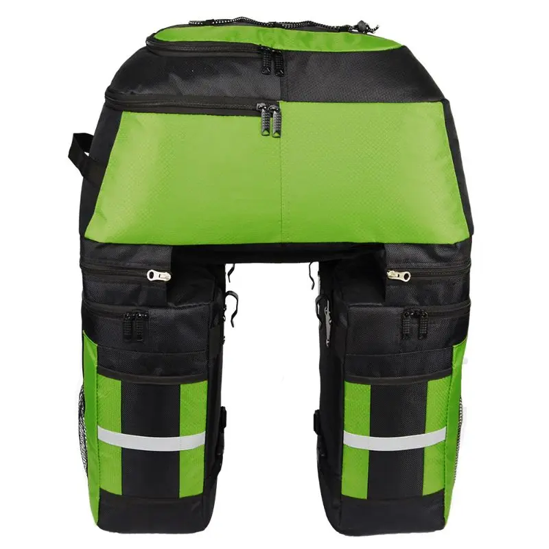 

70L Bicycle Bag 3 in 1 Bicycle Big Capacity Rear Rack Tail Seat Trunk Bag Pannier Pack Cycling Bag Basket bag