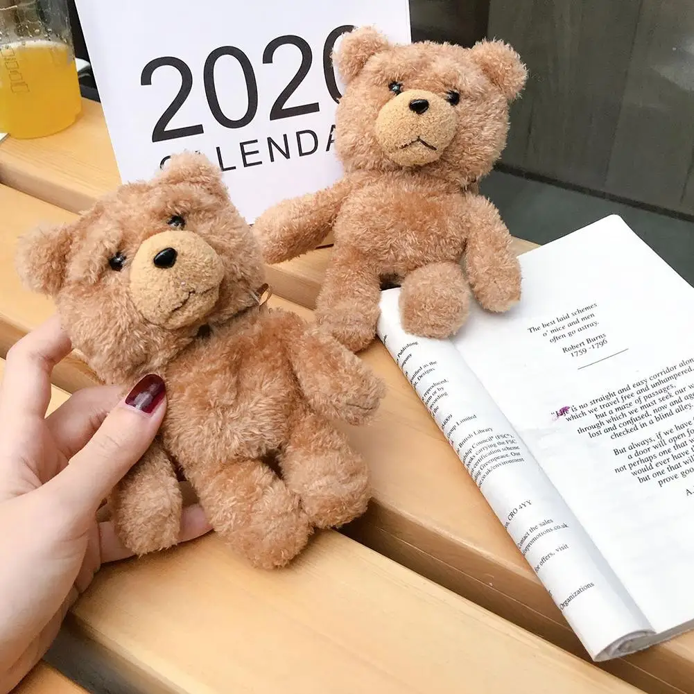 Новый чехол для наушников Teddy Bear Airpods с мультяшным плюшевым яблоком 1 2 поколение