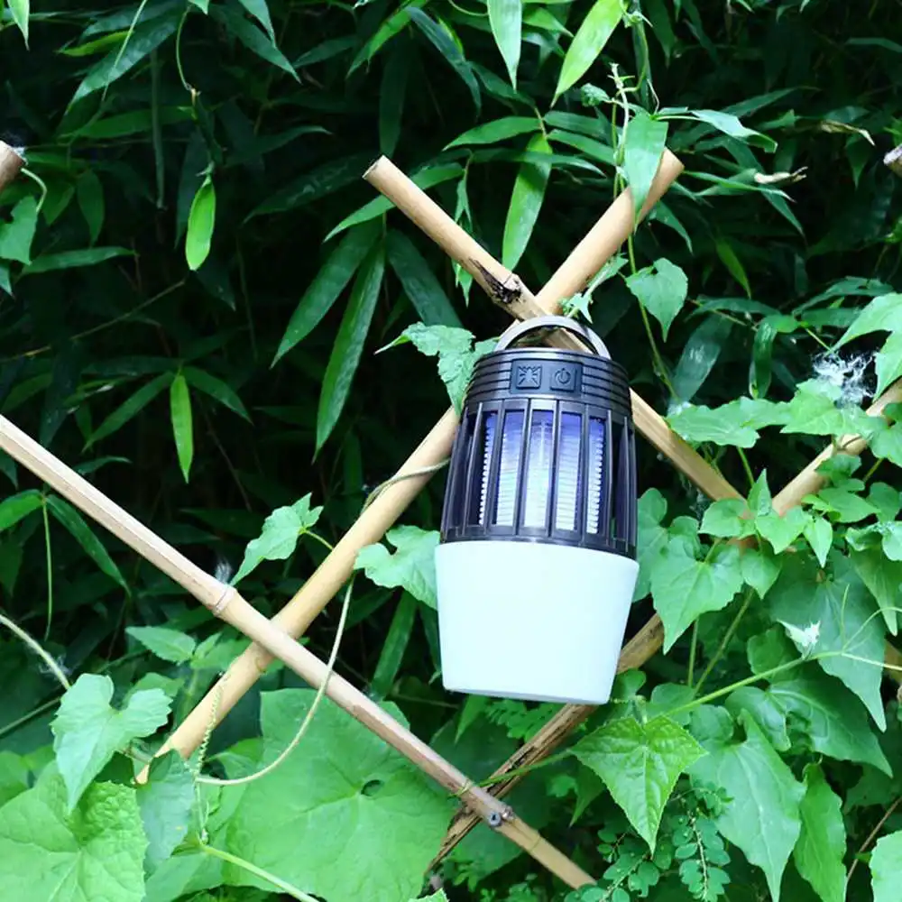 

2 In 1 Remote Control Electronic Mosquito Killer Lamp Camping LED Nigh Light Anti Repellent Fly Bug Zapper Insect, Killer Pest