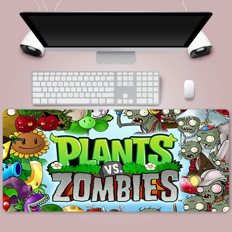 

Plants V.S. Zombies Gaming Mouse Pad Computer Gamer Keyboard Mouse Mat Hyper Beast Desk Mousepad for
