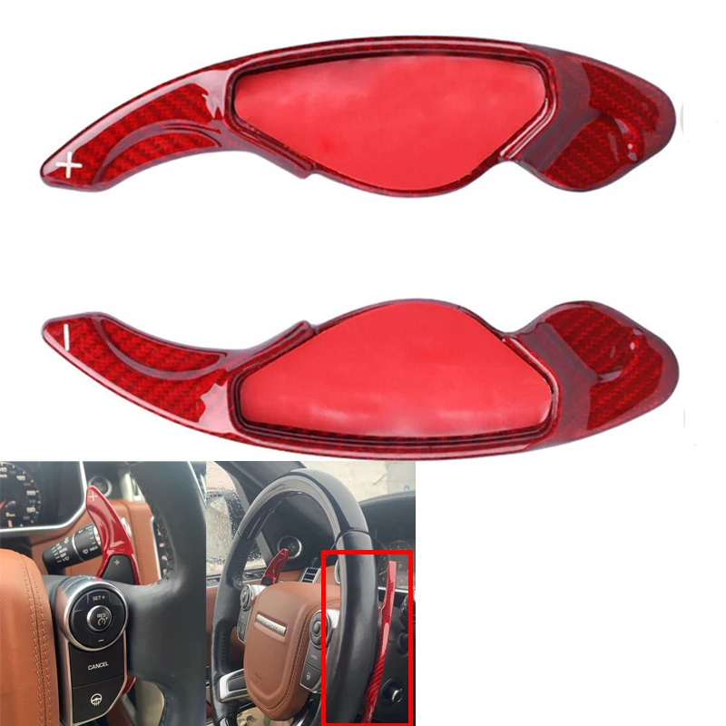 Рычаг переключения передач на руль из углеродного волокна для Land Range Rover Discovery Sport