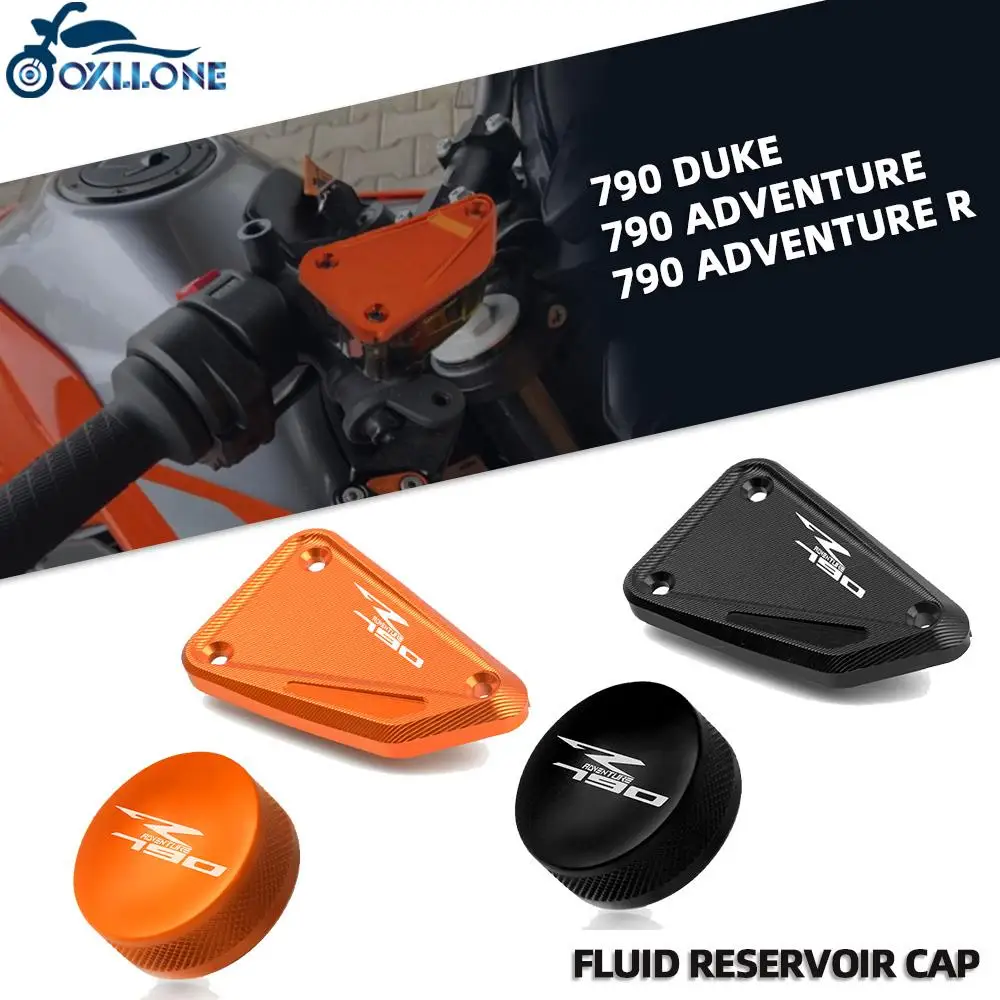 

Motorcycle Accessories CNC Power Part Front Brake Reservoir Aluminum Cover FOR 790 ADVENTURE R 790 ADV 2019