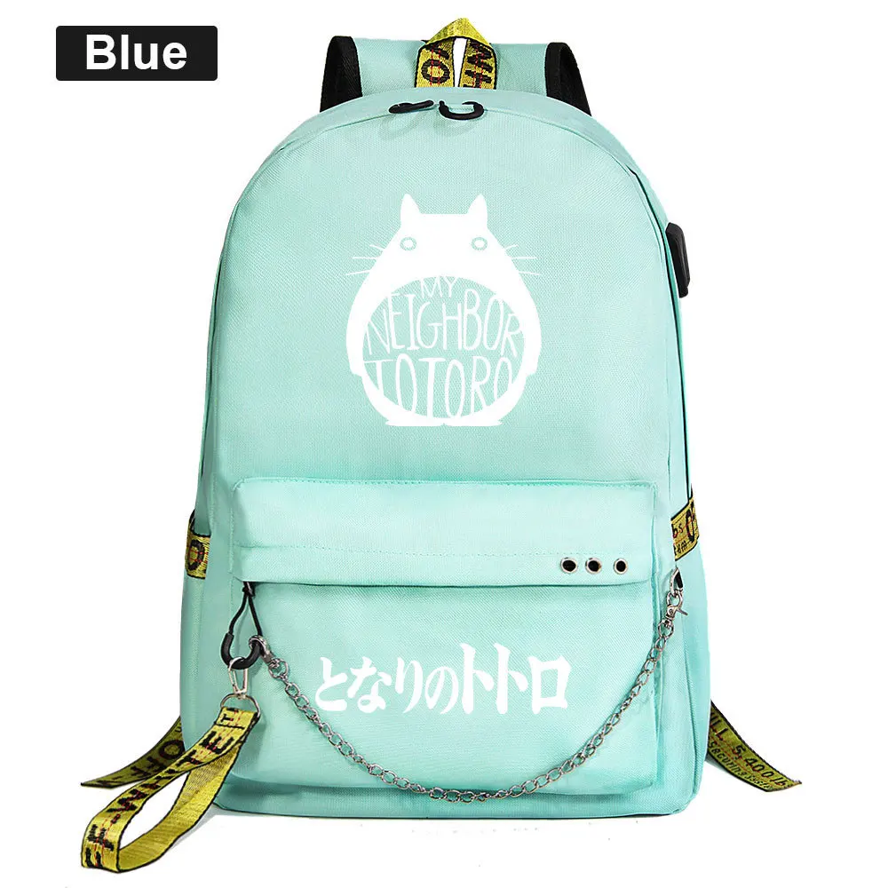 Милые студенческие рюкзаки большого объема с мультяшным принтом аниме милая