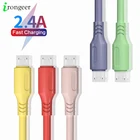 Micro USB кабель для быстрой зарядки USB зарядное устройство для телефона кабели для передачи данных для Samsung S7 Xiaomi Android жидкий силиконовый кабель Microusb