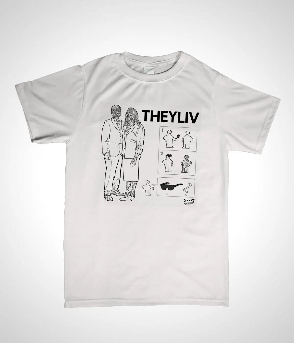 Футболка They Live Vs IKEA inspired design |