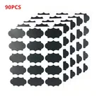 Многоразовая Классная доска, наклейки для рукоделия шт., кухонные банки, органайзер, этикетка, наклейки на доску, черная доска, наклейки на стену