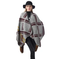 the new winter warm scarf shawl coat diamond imitation cashmere comfortable over sized cloak cloak women